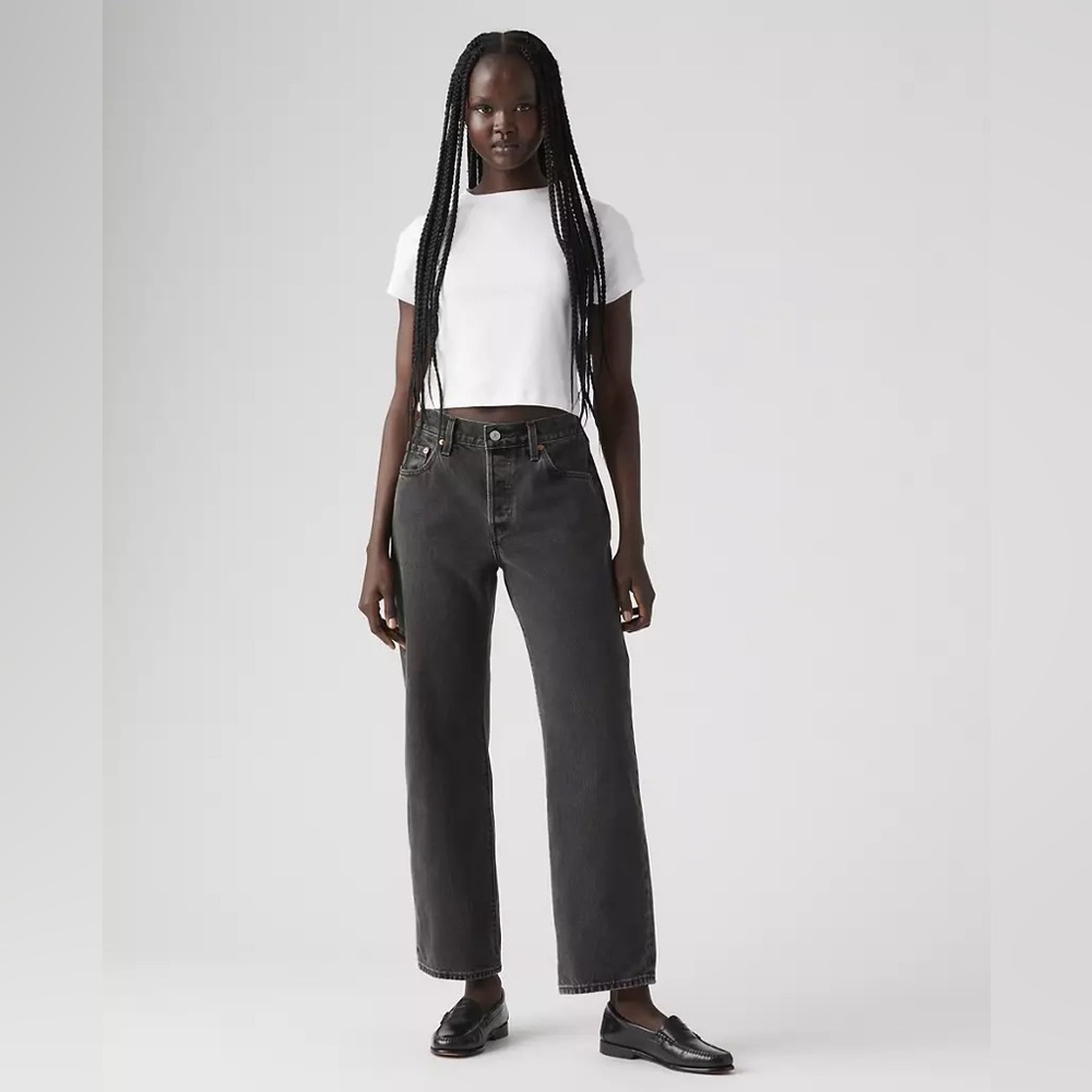 501 90s Crop Straight-Leg Jeans